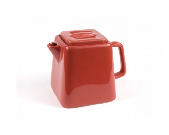 Заварочный чайник керамический 800 мл (красный)
