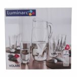 Набор (графин, 6 стаканов) Luminarc VOLARE 7 предметов на 6 персон купить в Минске