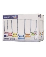 Набор стаканов Luminarc BRIGHT COLORS высокие 330 мл. на 6 персон