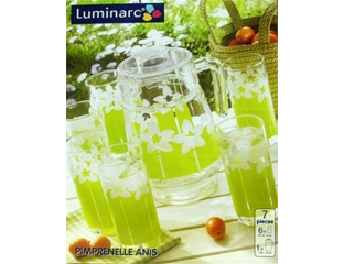 Набор (графин, 6 стаканов) Luminarc PIMPRENELLE ANIS 7 предметов на 6 персон купить в Минске